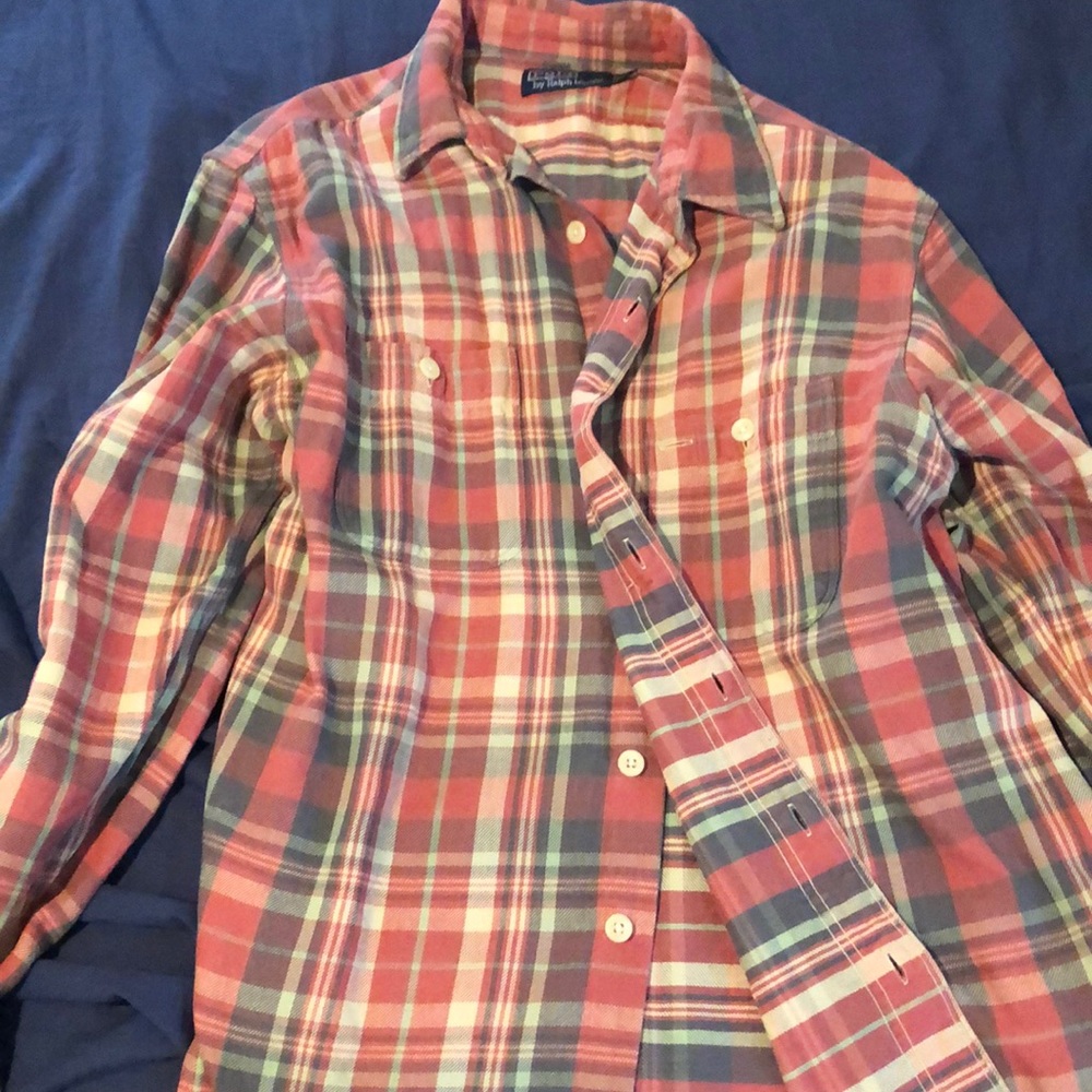 Button down polo